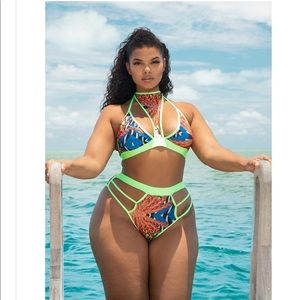 COPY - Plus Jungle Print Bikini from Ashanti